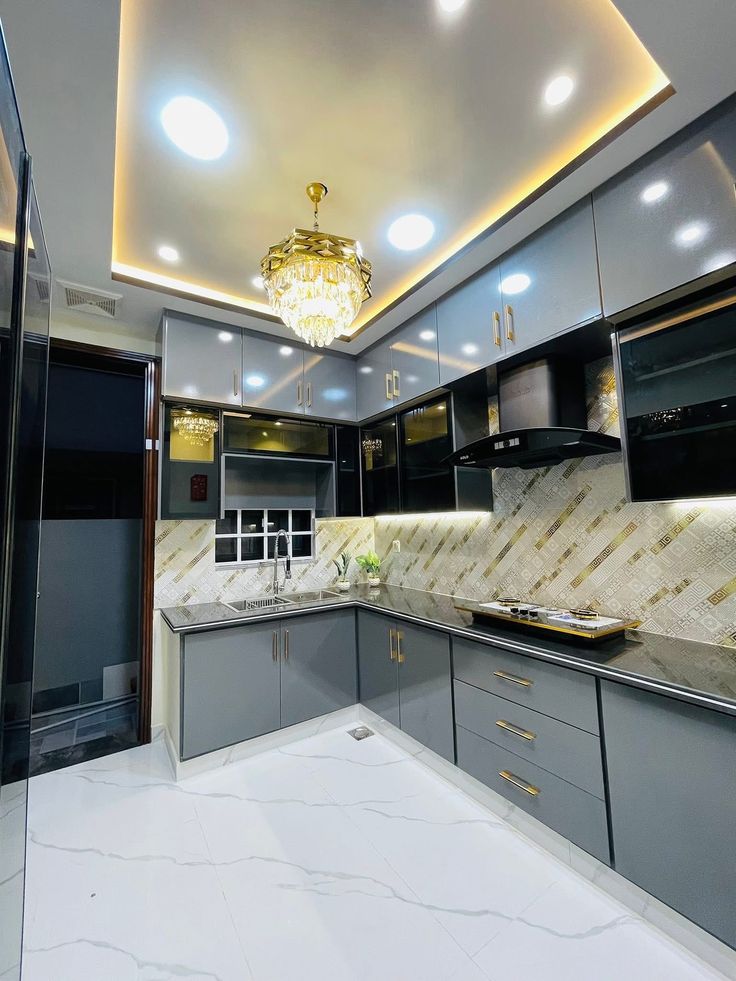 Designer Fluted Kitchen
